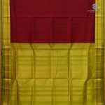 Silk Cotton Sarees Korvai – Maroon SAS0038472 - Image 3