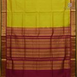 Silk Cotton Sarees Korvai – Golden Yellow SAS0038474 - Image 3