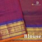 Silk Cotton Sarees Korvai – Parrot Green SAS0038476 - Image 2