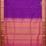Silk Cotton Sarees Korvai – Indigo SAS0038477 - Image 3