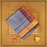 Silk Cotton Sarees Korvai – Gray SAS0038478