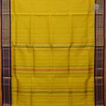 Silk Cotton Sarees Korvai – Mustard Yellow SAS0038485 - Image 3