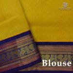 Silk Cotton Sarees Korvai – Mustard Yellow SAS0038485 - Image 2