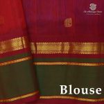 Silk Cotton Sarees Korvai – MS Blue SAS0038491 - Image 2