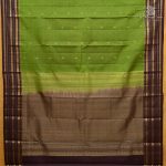 Pure Silk Sarees - Olive Green SASPS38494 - Image 3
