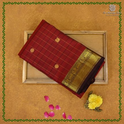 Pure Silk Sarees - Maroon SASPS38516
