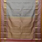 Pure Silk Sarees - Light Gray SASPS38520 - Image 3