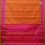 Pure Silk Sarees - Dual Shade Orange With Pink SASPS38521 - Image 3