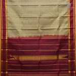Pure Silk Sarees - Dark Beige SASPS38522 - Image 3