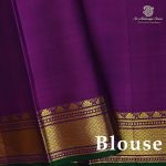 Pure Silk Sarees - Dark Navy Blue SASPS38524 - Image 2