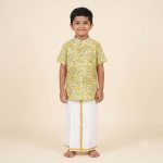 UGA Kids Kurta - Light Yellow SASK0038533