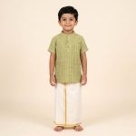 UGA Kids Kurta - Pista Green SASK0038534