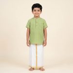 UGA Kids Kurta - Pista Green SASK0038540