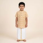 UGA Kids Kurta - Yellow SASK0038541