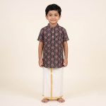 UGA Kids Kurta - Black SASK0038555
