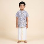 UGA Kids Kurta - Off White SASK0038562