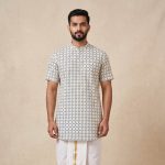 UGA Men's Kurtas - Off White SASK0038574