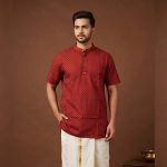 UGA Men's Kurtas - Maroon SASK0038577