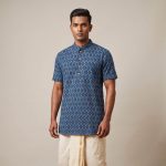 UGA Men's Kurtas - Dark Blue SASK0038586