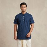UGA Men's Kurtas - Dark Blue SASK0038588