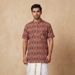 UGA Men's Kurtas - Maroon SASK0038589