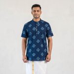UGA Men's Kurtas - Dark Blue SASK0038593