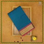 Kuravalli Cotton Sarees - Peacock Blue SASC38597