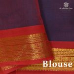 Kuravalli Cotton Sarees - Peacock Blue SASC38597 - Image 2