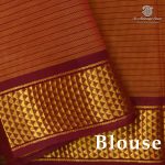Kuravalli Cotton Sarees - Beigish Brown SASC38605 - Image 2
