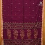 Kadhi Cotton Sarees - Burgundy SASKC38629 - Image 3