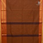 Chettinad Cotton Sarees - Dual Shade Brown SASC38630 - Image 2