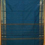 Chettinad Cotton Sarees - Dark Teal Green SASC38633 - Image 2