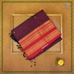 Chettinad Cotton Sarees - Dual Shade Maroon SASC38634