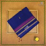 Chettinad Cotton Sarees - Dark Navy Blue SASC38635