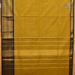 Chettinad Cotton Sarees - Dark Mustard SASC38641 - Image 2