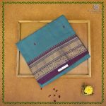 Chettinad Cotton Sarees - Dual Shade Blue SASC38646