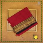 Chettinad Cotton Sarees - Kumkum Red SASC38648