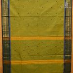 Chettinad Cotton Sarees - Greenish Yellow SASC38649 - Image 2