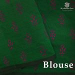 Semi Silk Cotton Printed Sarees – Wine Purple SASPC38650 - Image 2
