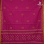 Semi Silk Cotton Printed Sarees – Rani Pink SASPC38651 - Image 3