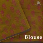 Semi Silk Cotton Printed Sarees – Rani Pink SASPC38651 - Image 2