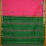 Semi Silk Cotton Printed Sarees – Dual Shade Bright Pink SASPC38661 - Image 3