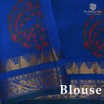 Semi Silk Cotton Printed Sarees – True Purple SASPC38665 - Image 2