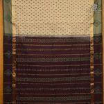 Semi Silk Cotton Printed Sarees – Beige SASPC38671 - Image 3