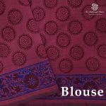 Semi Silk Cotton Printed Sarees – Tulip Pink SASPC38678 - Image 2