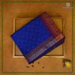 Semi Silk Cotton Printed Sarees – MS Blue SASPC38679