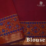 Semi Silk Cotton Printed Sarees – MS Blue SASPC38679 - Image 2