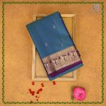 Pure Silk Sarees - Dual Shade Peacock Blue SASPS38684
