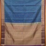 Pure Silk Sarees - Dual Shade Peacock Blue SASPS38684 - Image 3