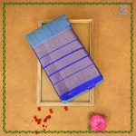 Pure Silk Sarees - Dual Shade Blue SASPS38686